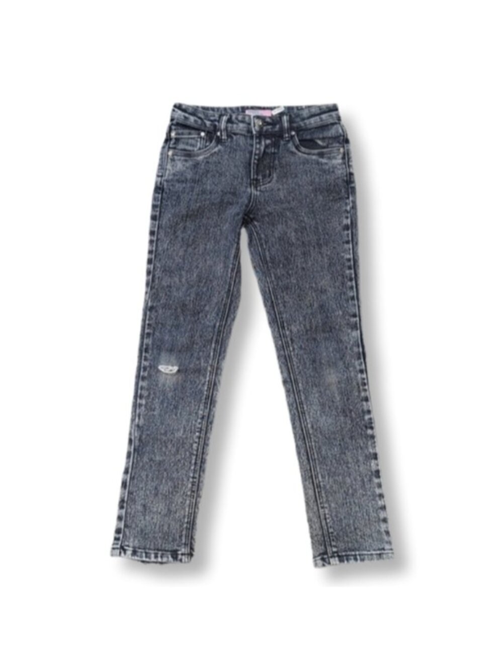Crest Jeans Distressed Acid Wash Black Slim Denim Girls Size 10
